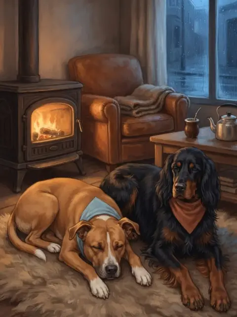 Abrigo en invierno