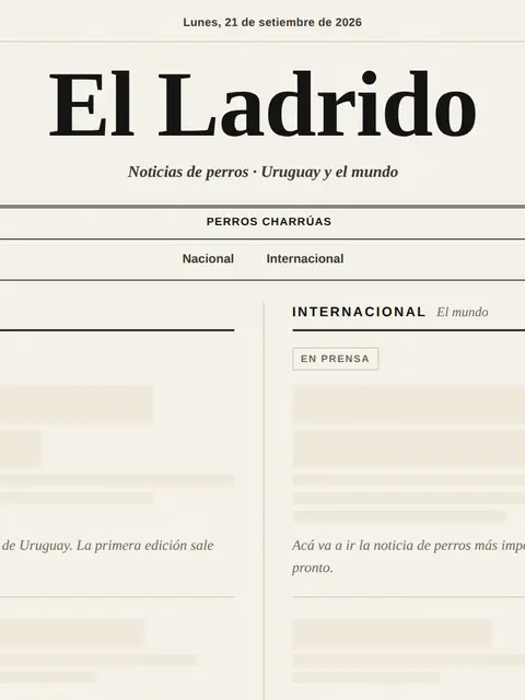 El Ladrido de hoy